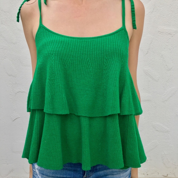 (J. Crew) Tiered Top in Merino Wool - Picture 2 of 6